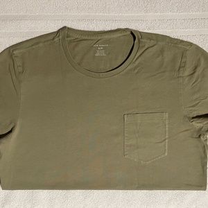 Club Monaco T-Shirt - Olive Green (Small Size)